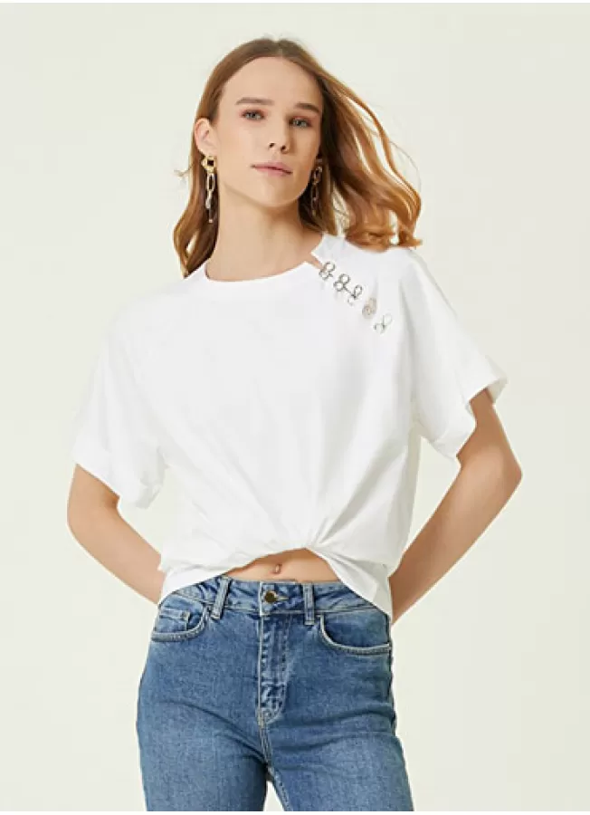 Kırık Beyaz T-shirt Kırık Beyaz T-shirt